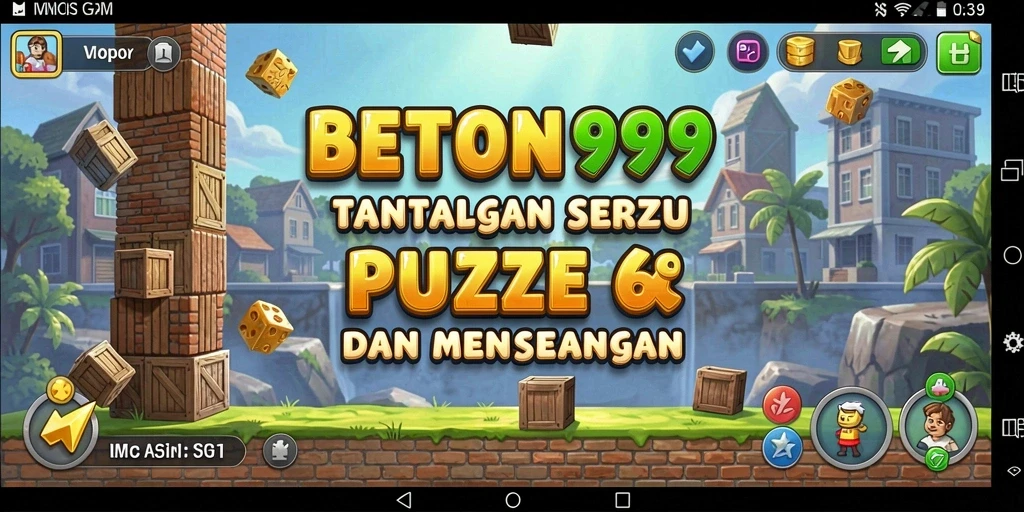 Gameplay seru BETON999 dengan variasi puzzle menantang.