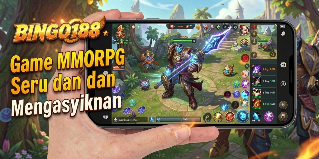 Screenshot gameplay seru dari BINGO188 dengan aksi pertempuran epik.