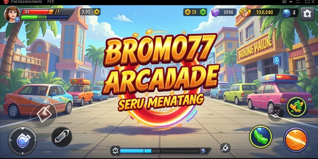 Tampilan gameplay seru dari BROMO77 yang penuh tantangan.