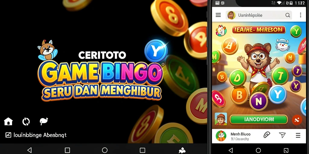 Tampilan gameplay menarik dalam game Bingo CERITOTO yang seru.