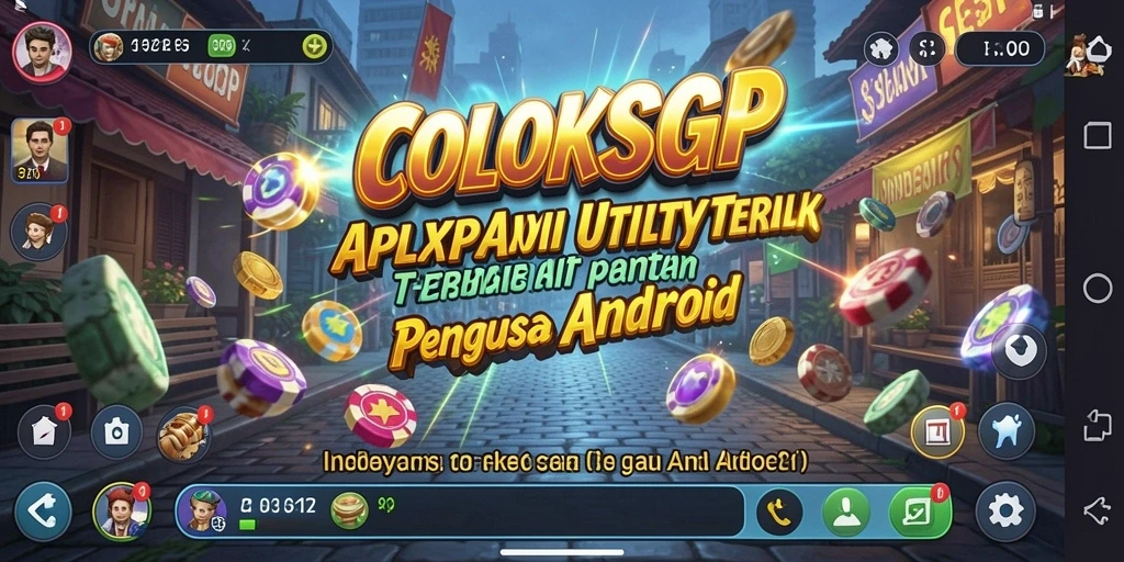 Screenshot utama COLOKSGP menampilkan antarmuka pengguna yang intuitif.