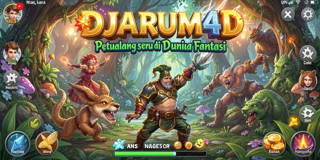 Tampilan gameplay seru dalam DJARUM4D yang penuh petualangan.