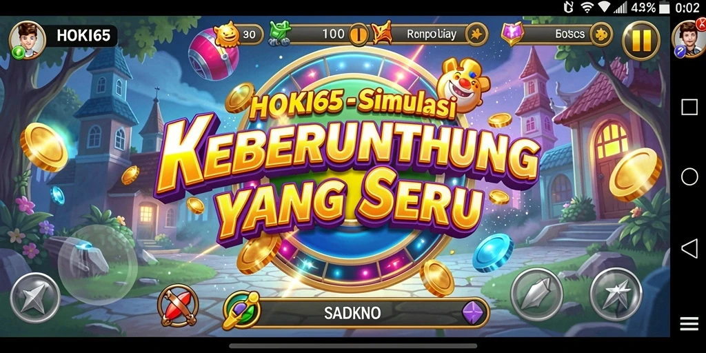Tampilan gameplay HOKI65 dengan berbagai skenario seru.