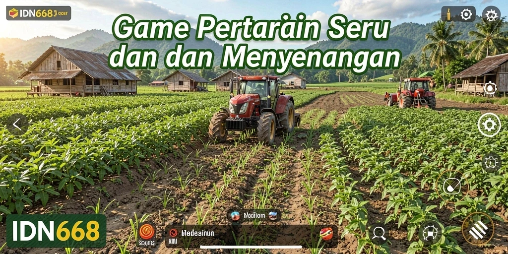 Tampilan gameplay seru dan interaktif di IDN668.
