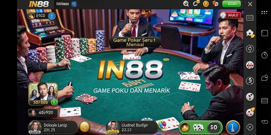 Tampilan gameplay IN88 yang seru dan interaktif.