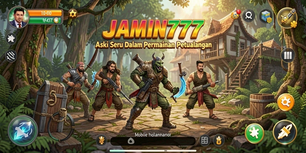 Tampilan menarik dari gameplay JAMIN777 dengan aksi cepat dan dramatis.