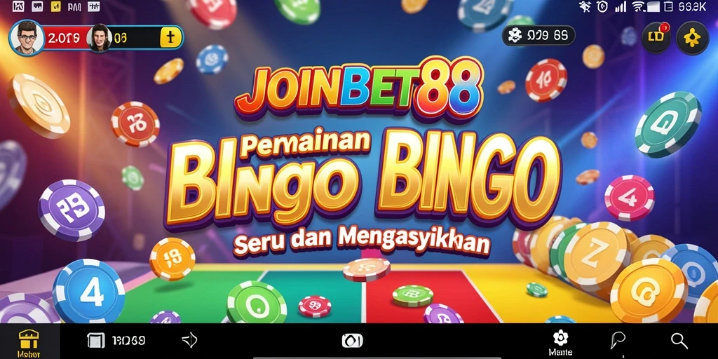 Tampilan gameplay menarik dari aplikasi Bingo JOINBET88.
