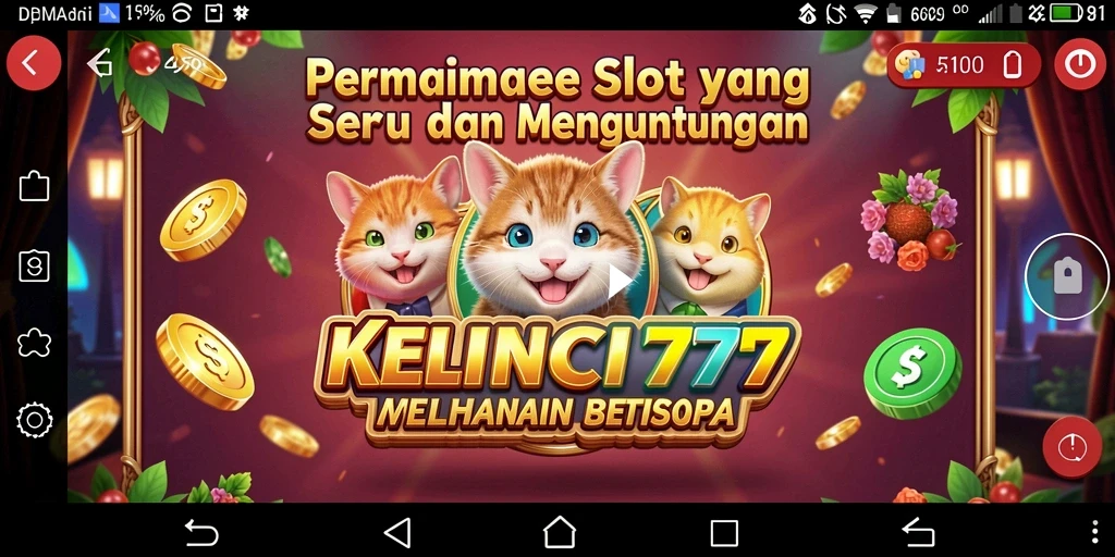 Tampilan gameplay KELINCI777 yang menarik dan seru.