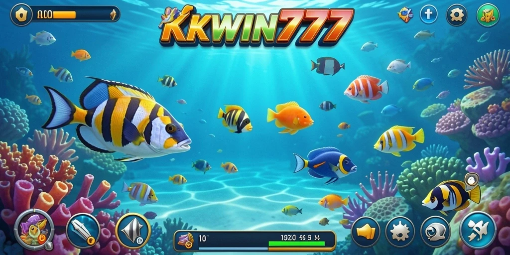 Tampilan menarik gameplay Tembak Ikan di KKWIN777.