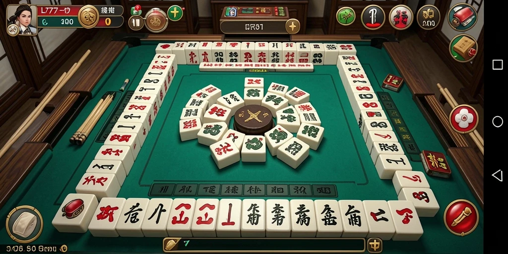 Tampilan utama gameplay Mahjong yang menarik di L777.