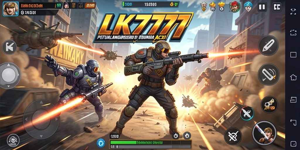Screenshot LK777 menampilkan aksi mendebarkan dalam gameplay yang seru.