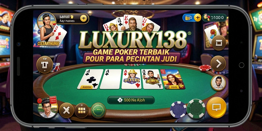 Tampilan gameplay LUXURY138 yang menawan dalam permainan Poker yang mendebarkan.