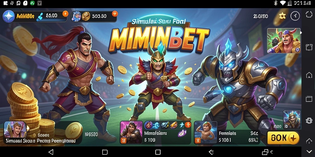 Tangkapan layar MIMINBET menampilkan gameplay simulasi yang mendebarkan.