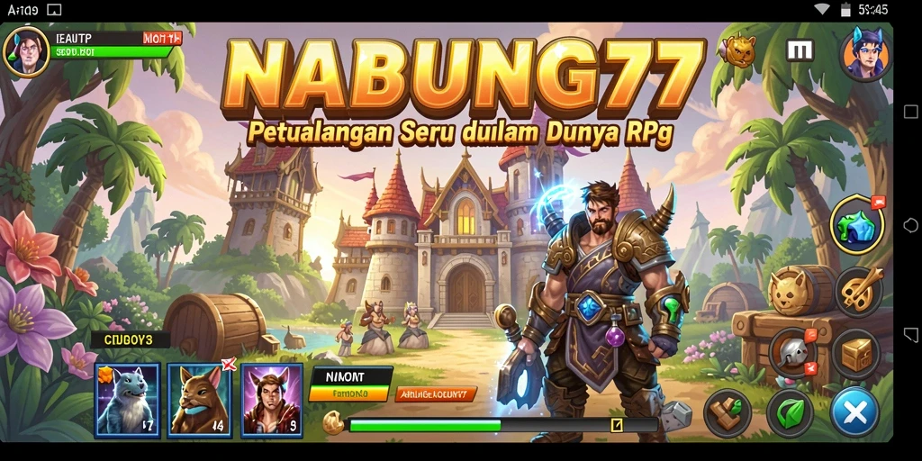 Tampilan gameplay NABUNG77 yang menegangkan dan penuh aksi.