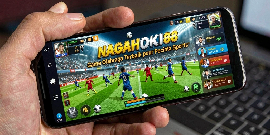 Tampilan gameplay seru dari NAGAHOKI88 dengan aksi olahraga menegangkan.