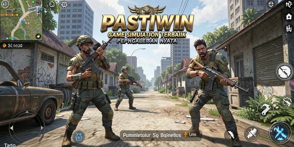 Tampilan gameplay mendalam PASTIWIN dengan grafis yang memukau.