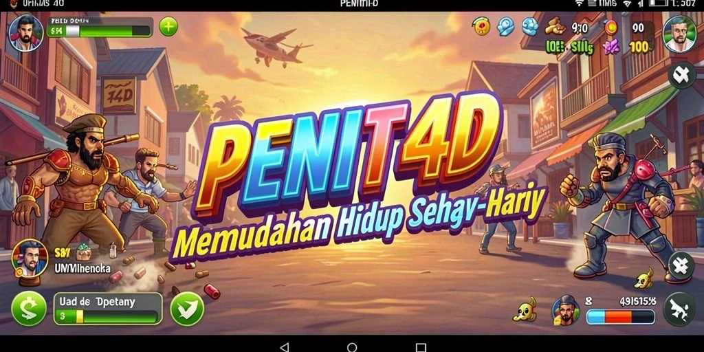 Tampilan utama PENITI4D dengan berbagai fitur penggunaannya.