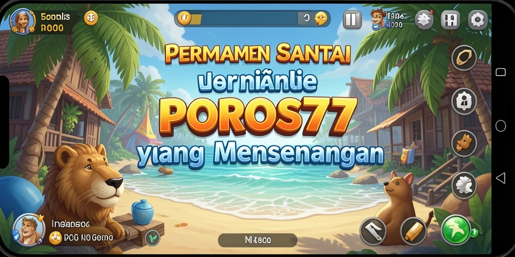 Tangkapan layar POROS77 menampilkan gameplay yang seru dan mendebarkan.