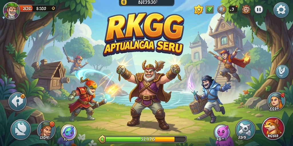 Tangkapan layar utama RKGG menampilkan aksi gameplay yang seru dan menantang.