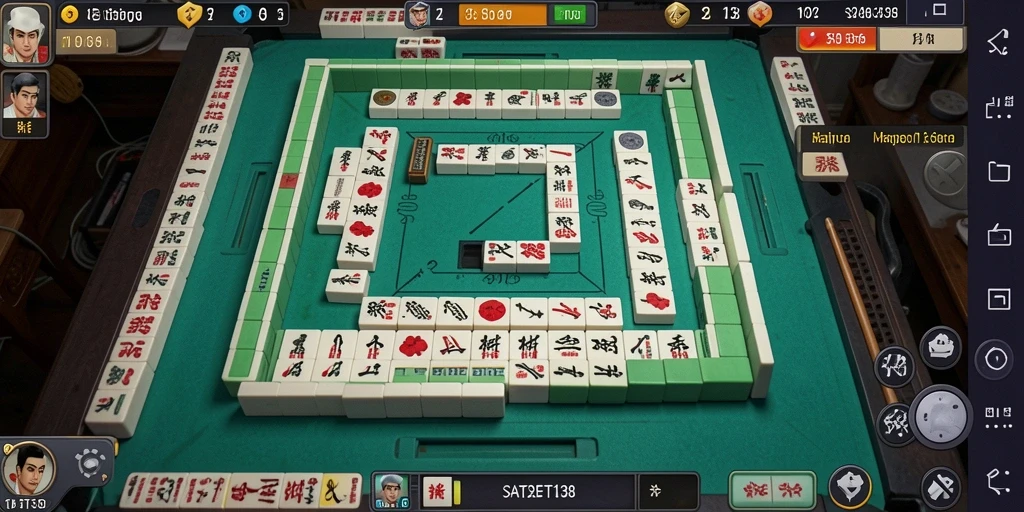 Tampilan gameplay SATSET138 menampilkan tantangan Mahjong yang seru.