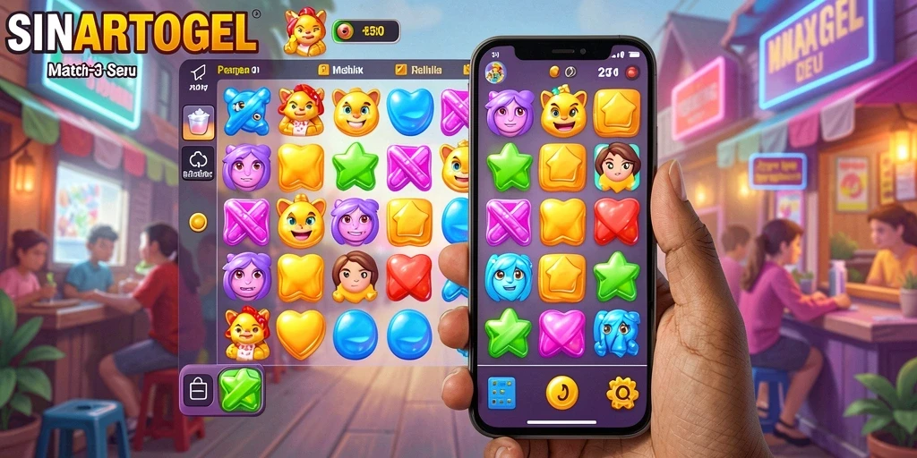 Tampilan gameplay SINARTOGEL yang menarik dan penuh warna.