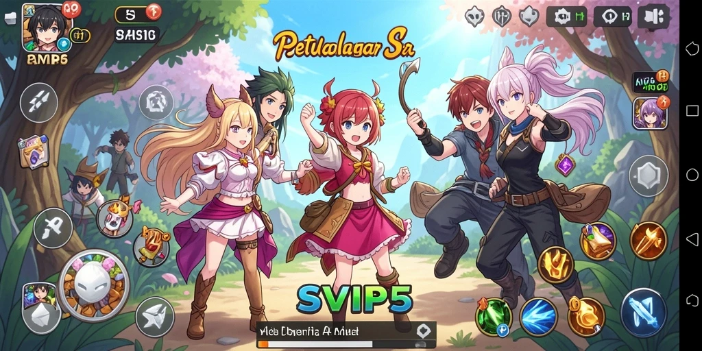 Tampilan gameplay SVIP5 yang memikat dan penuh warna.