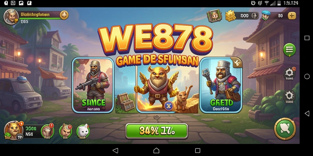 Tampilan gameplay WE878 yang menarik dan menggembirakan.